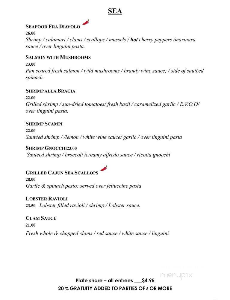 Mancuso's Restorante & Bar - Fairfield, CT menu_pic
