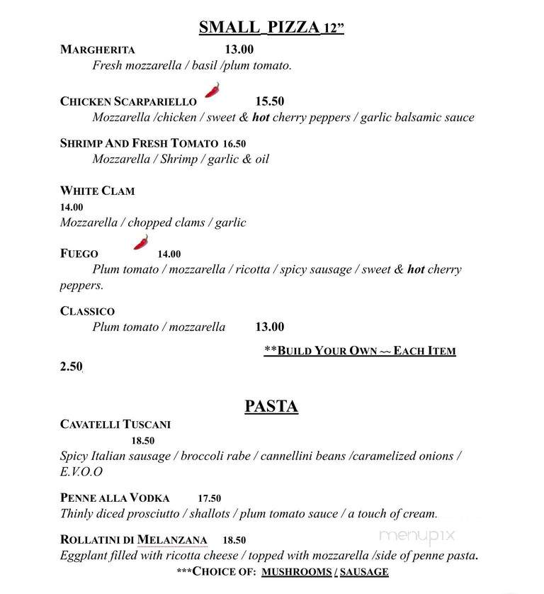 Mancuso's Restorante & Bar - Fairfield, CT menu_pic