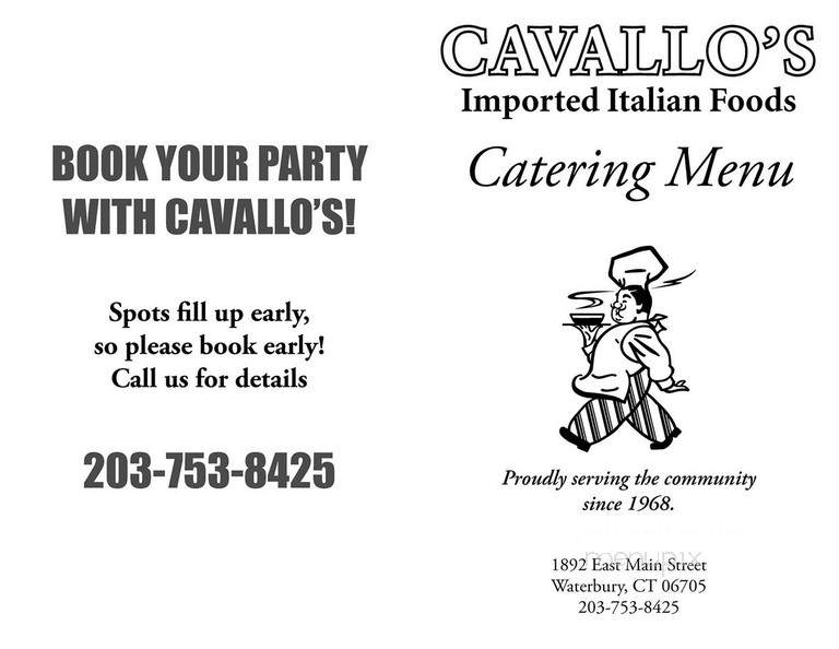 Cavallo's Imported Italian Fd - Waterbury, CT
