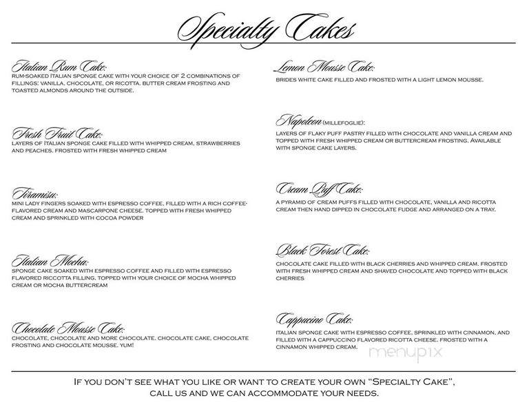 Cavallo's Imported Italian Fd - Waterbury, CT menu_pic