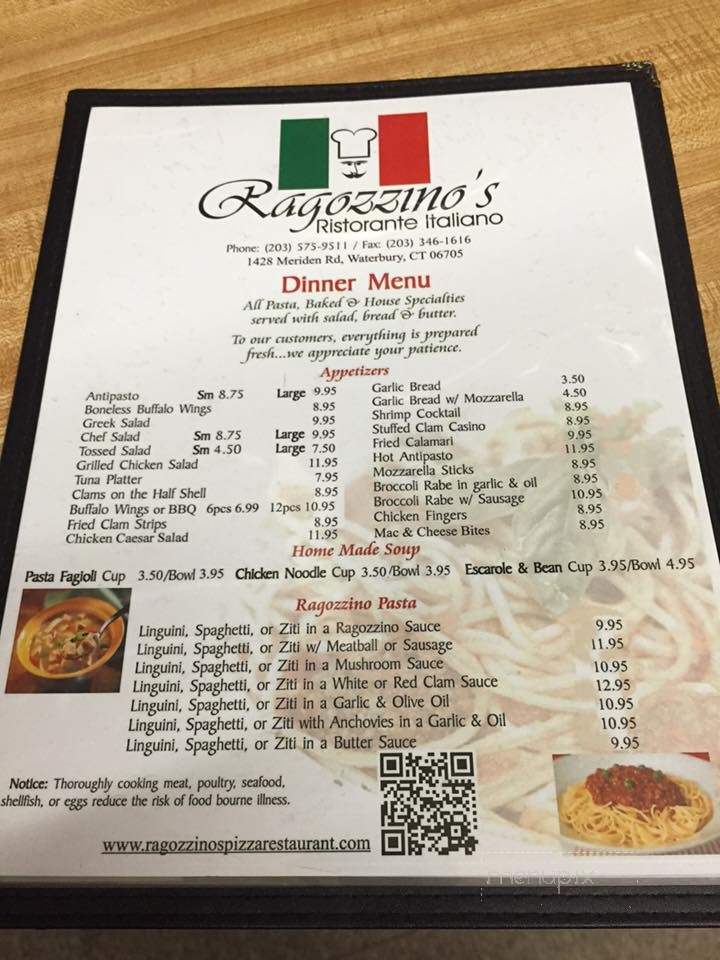 Ragozzino Pizza & Restaurant - Waterbury, CT
