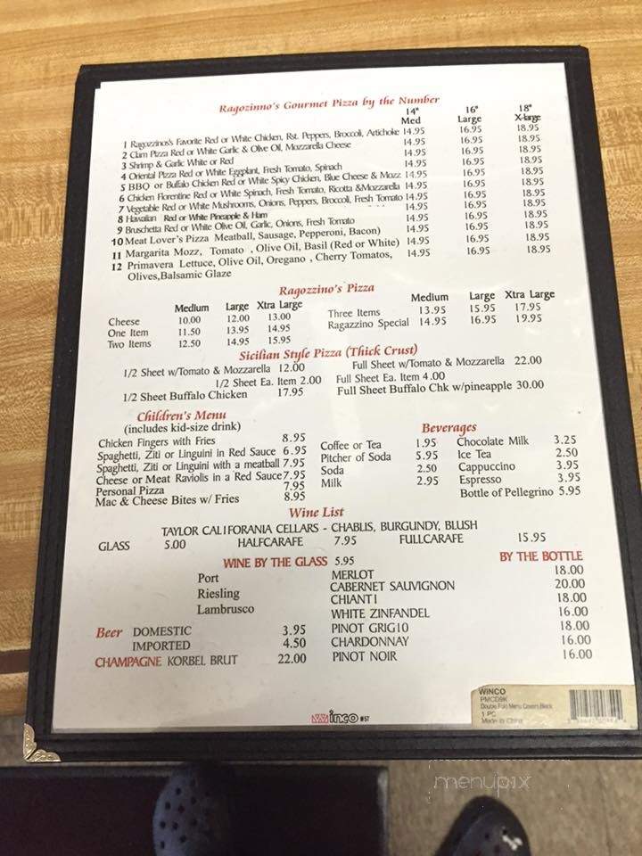 Ragozzino Pizza & Restaurant - Waterbury, CT