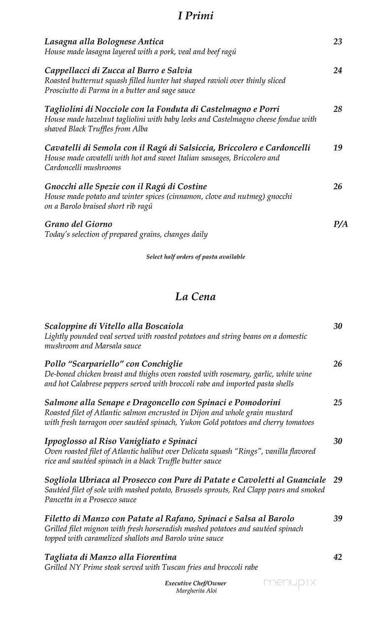 Il Palio Restaurant - Shelton, CT menu_pic