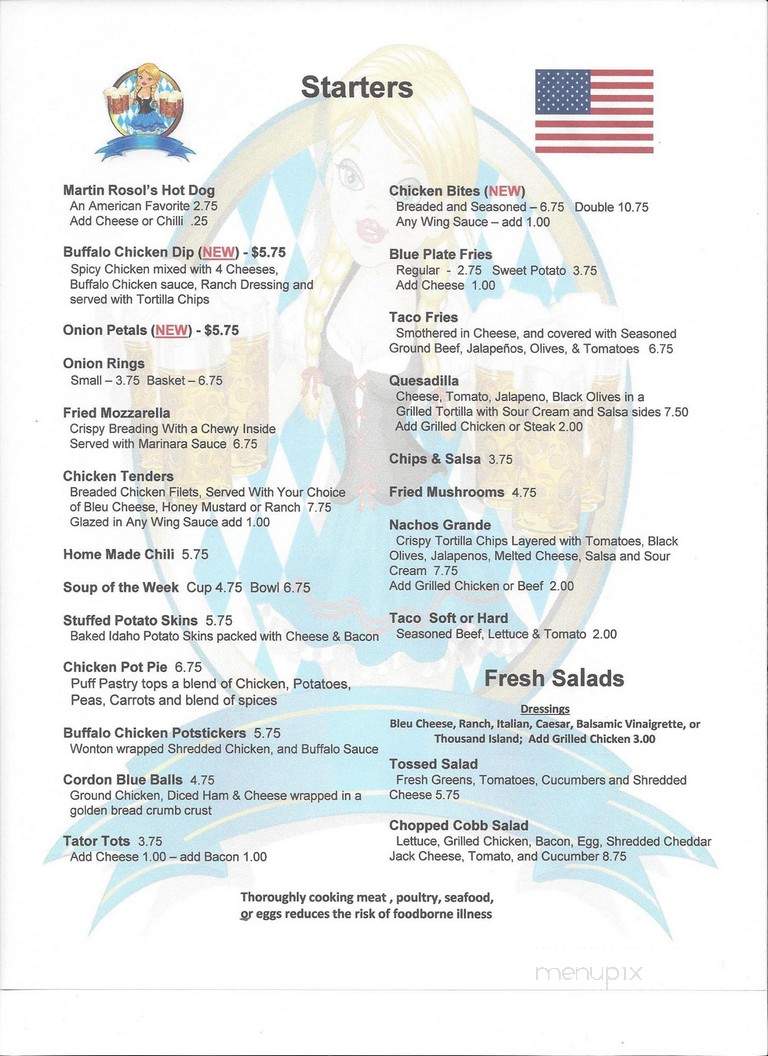 Blue Plate Restaurant - Plainville, CT menu_pic