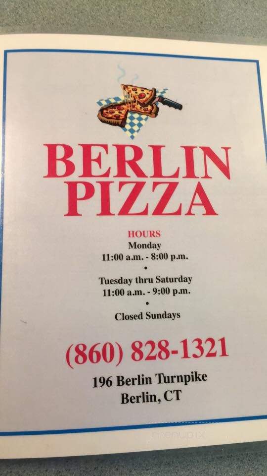 Berlin Pizza House - Berlin, CT
