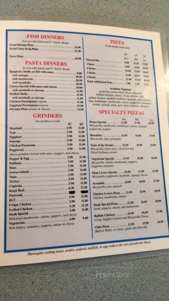 Berlin Pizza House - Berlin, CT menu_pic