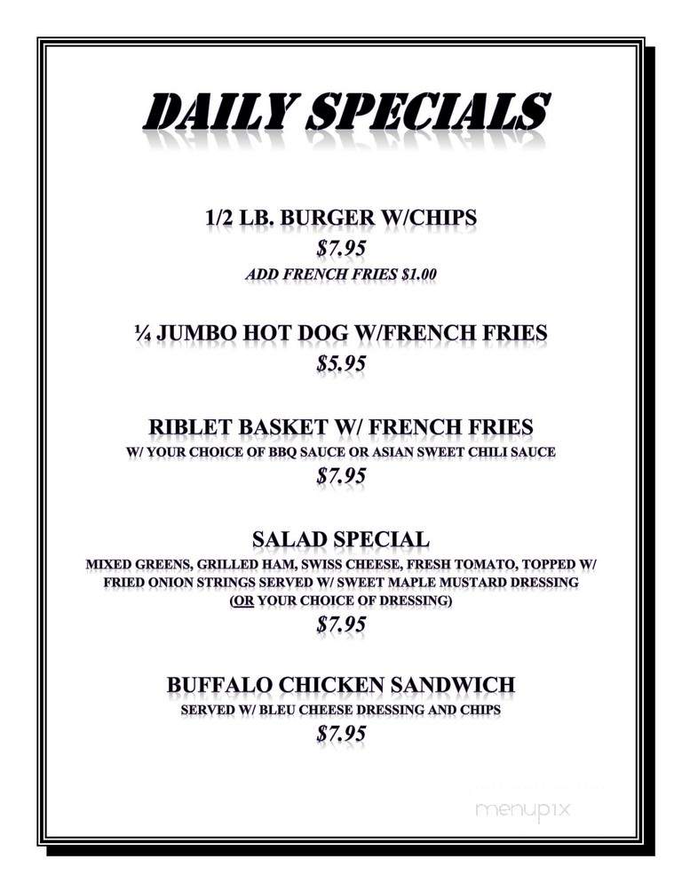 Tashua Knolls Restaurant - Trumbull, CT menu_pic
