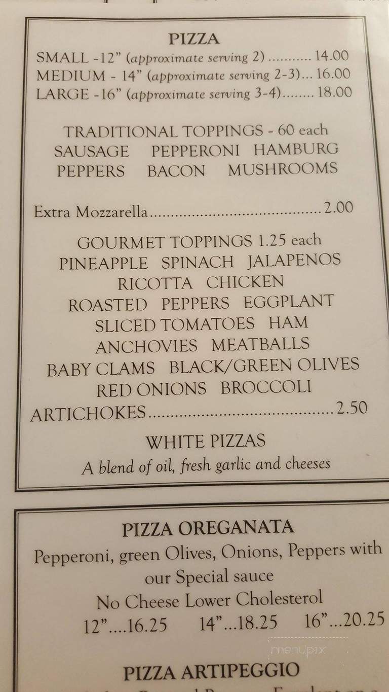 Henry's Pizzeria - East Windsor, CT menu_pic
