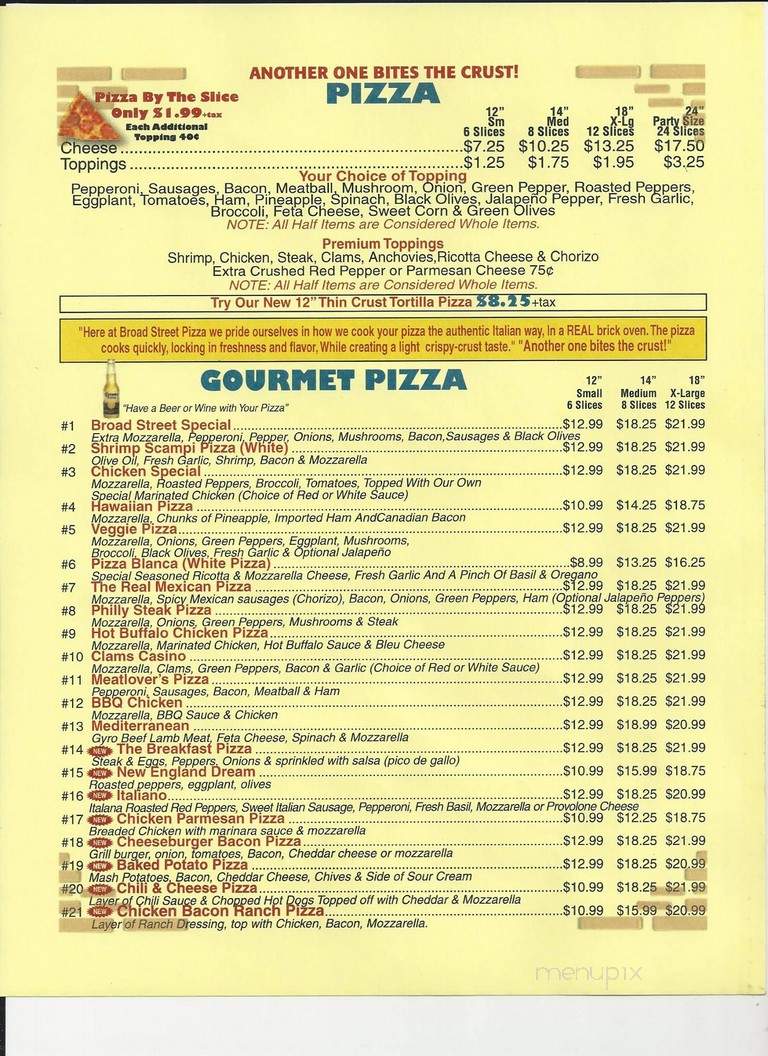 Broad Street Pizza - Meriden, CT