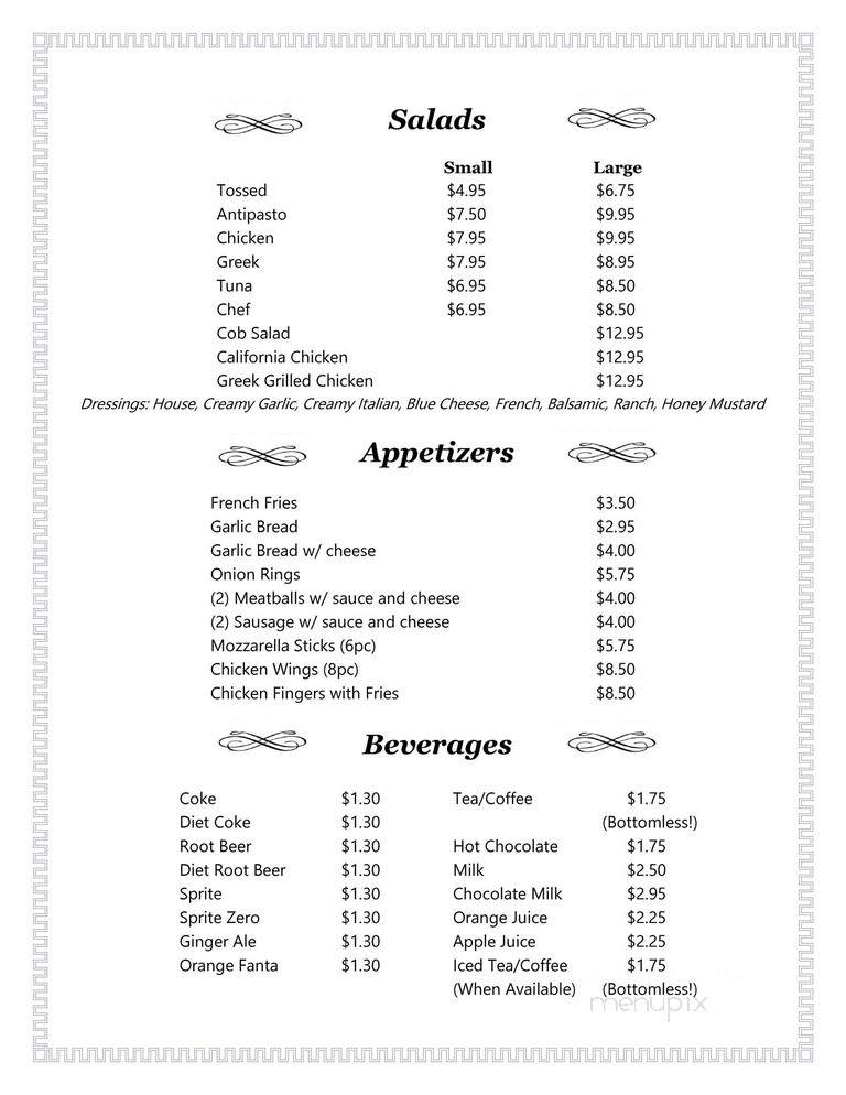 Whistle Stop Pizza Restaurant - Pawcatuck, CT menu_pic