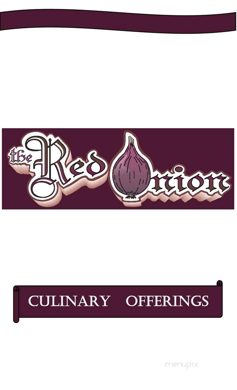 Red Onion Pizza & Restaurant - South Windsor, CT menu_pic