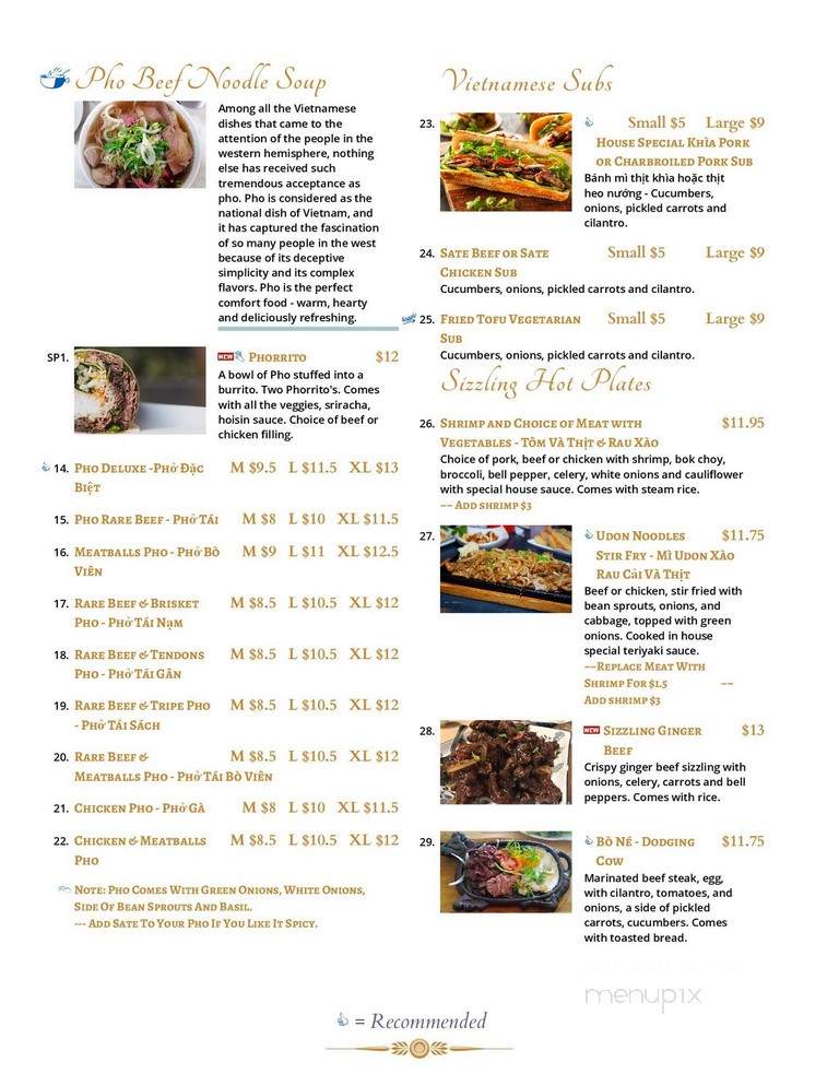 White Lotus - Saskatoon, SK menu_pic