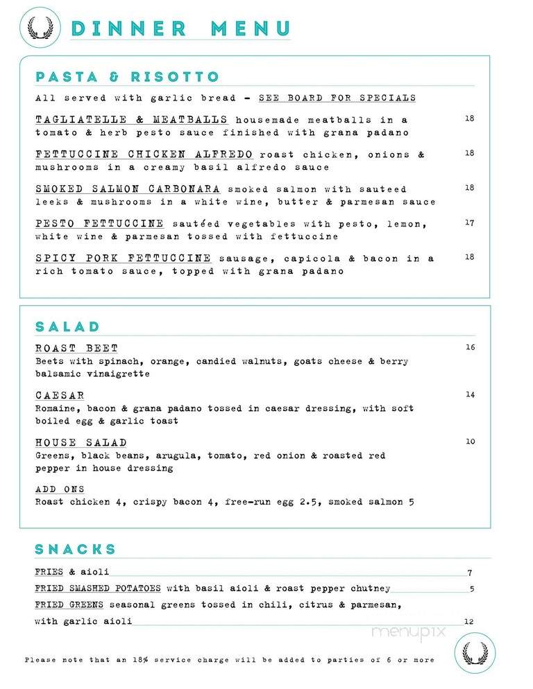 The Loaf - Fernie, BC menu_pic