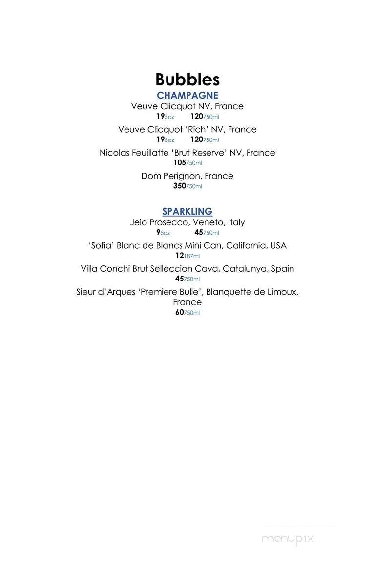 Raw Bar - Calgary, AB menu_pic