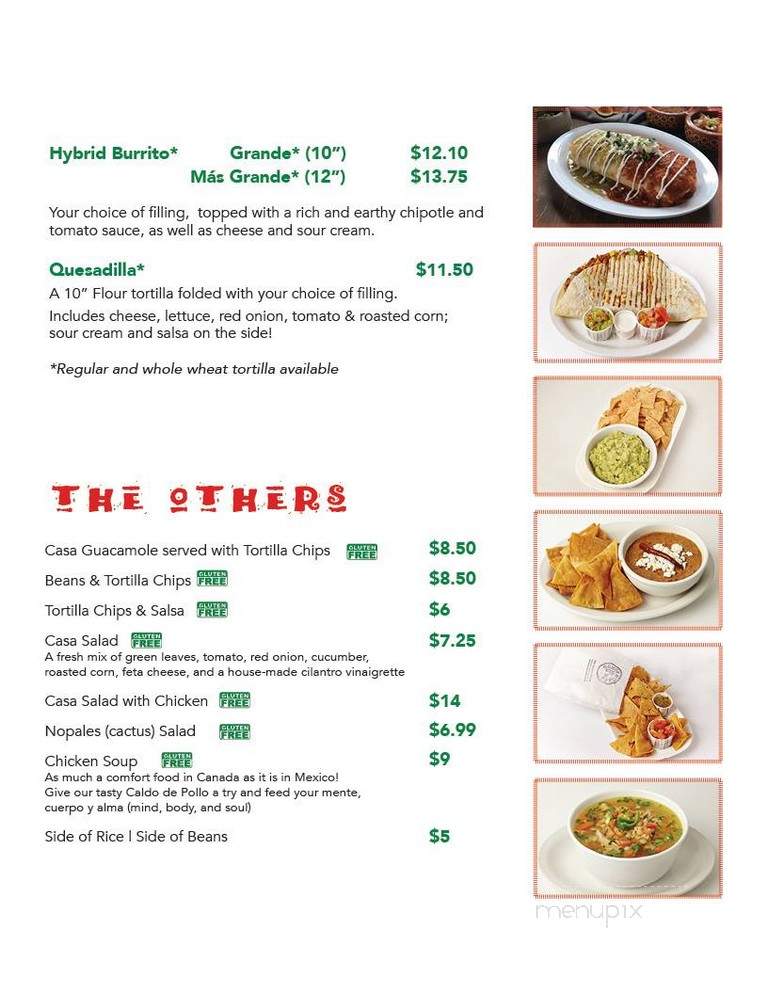 Como En Casa - Toronto, ON menu_pic
