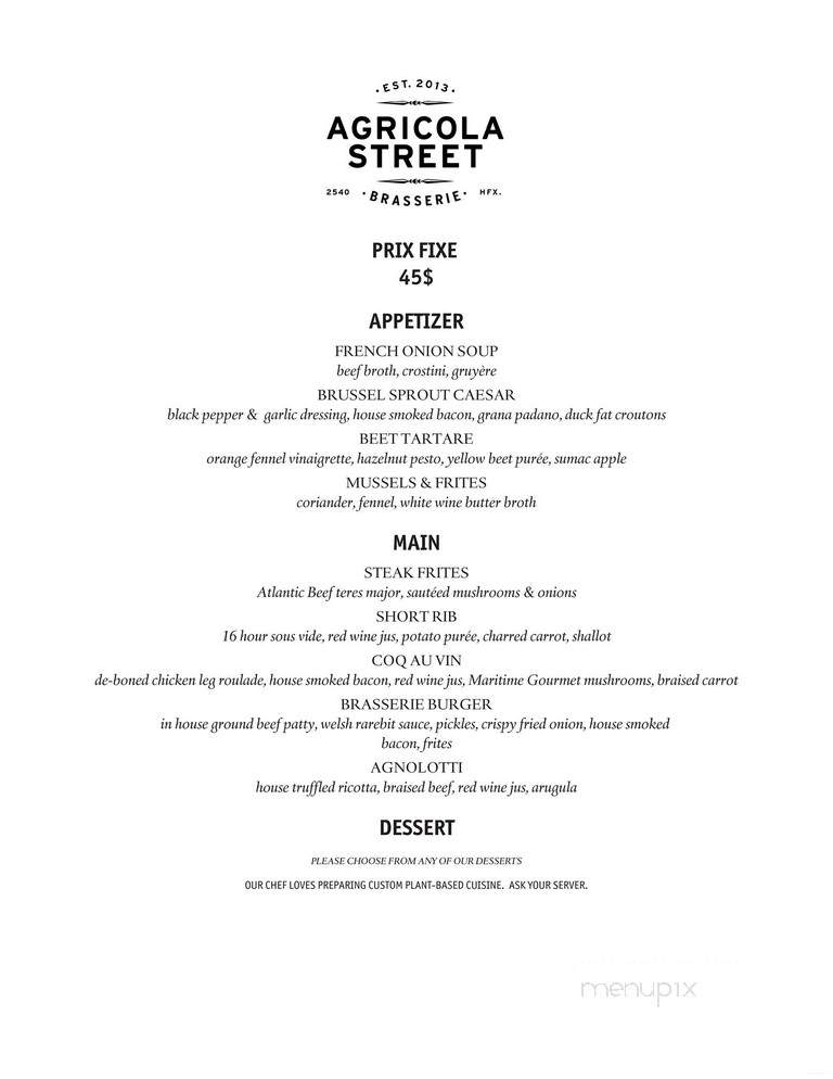 Agricola Street Brasserie - Halifax, NS