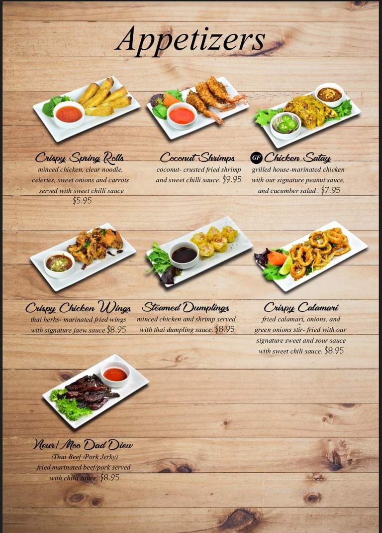 Thai Smile - Oakville, ON menu_pic