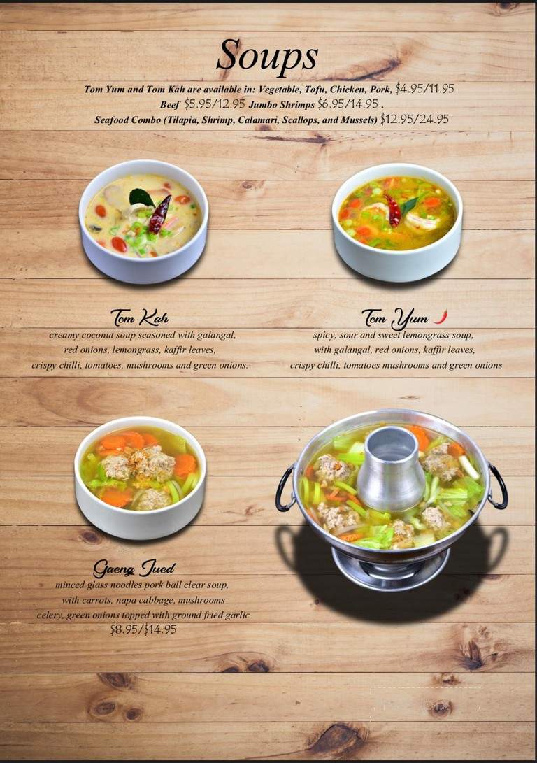 Thai Smile - Oakville, ON menu_pic