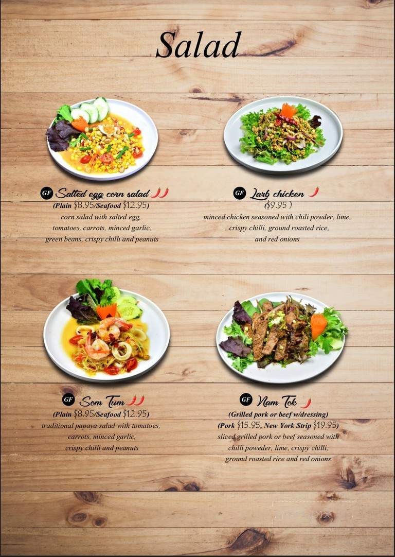 Thai Smile - Oakville, ON menu_pic