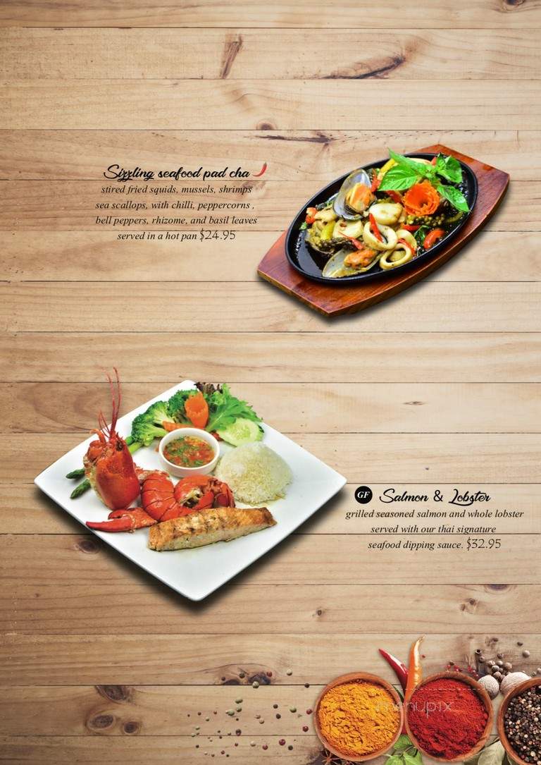 Thai Smile - Oakville, ON menu_pic