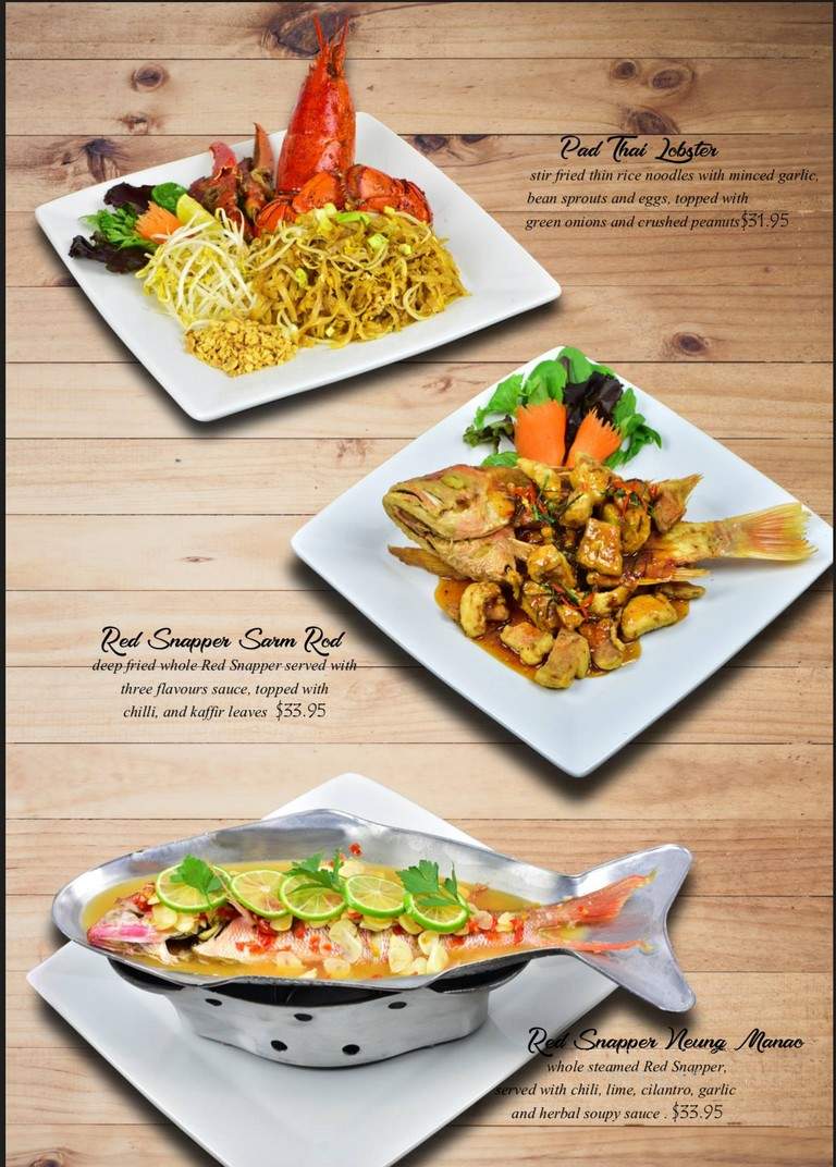Thai Smile - Oakville, ON menu_pic