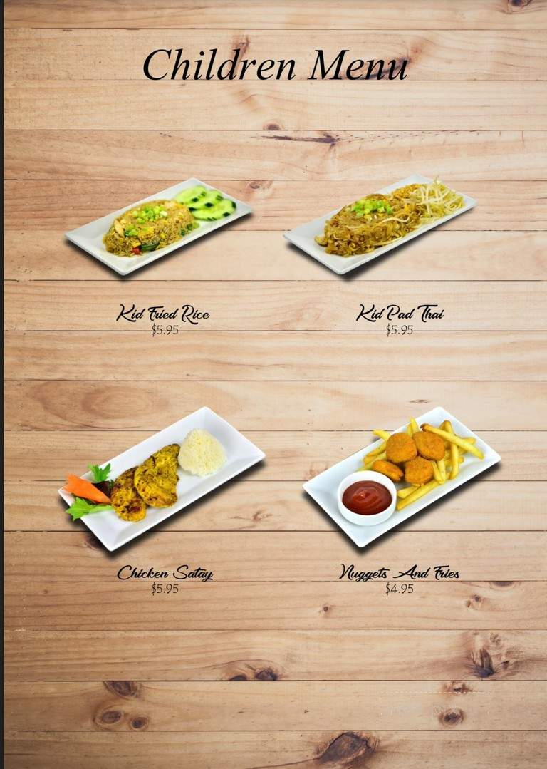 Thai Smile - Oakville, ON menu_pic