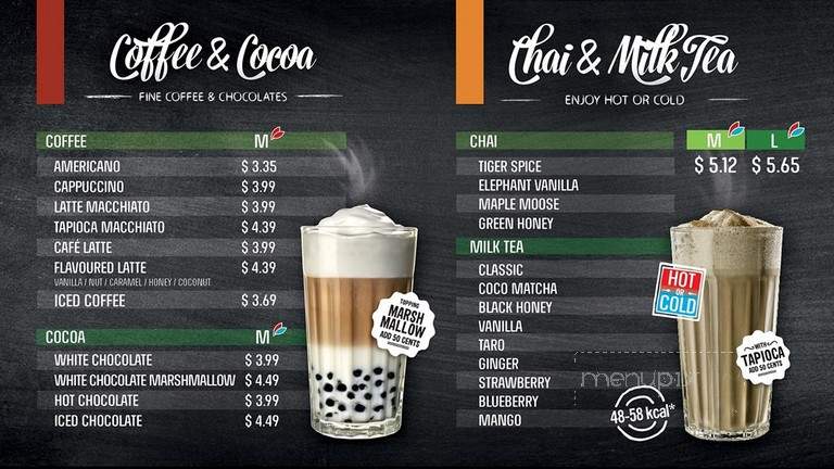 The Fresh Tea Shop - Toronto, ON menu_pic