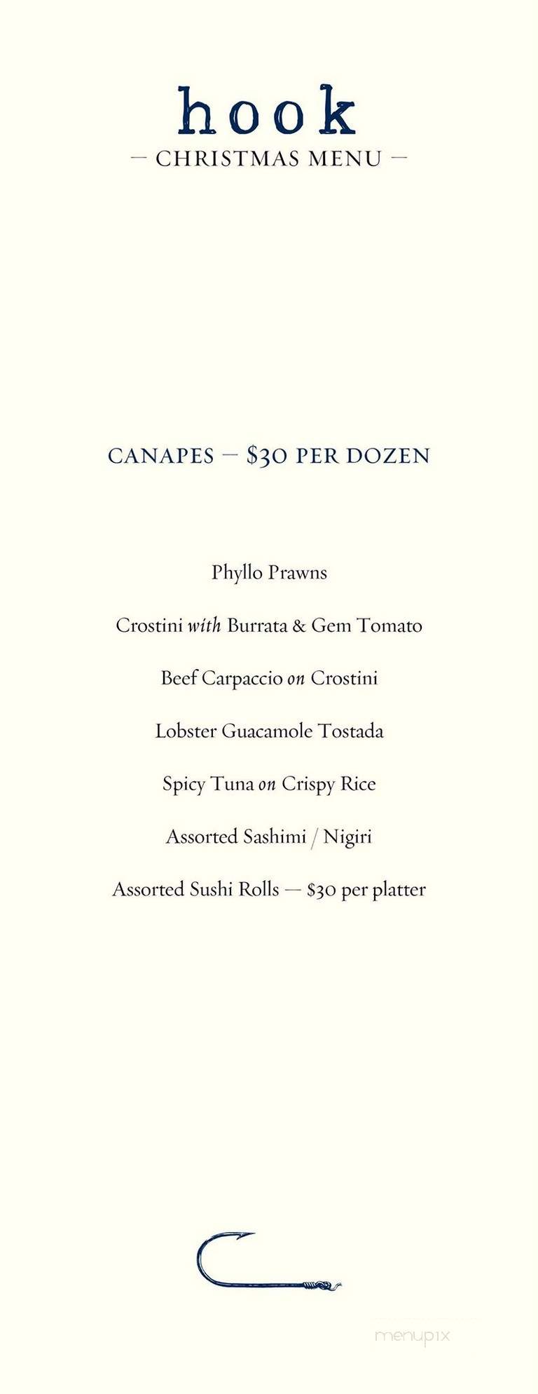 Hook Seabar - Vancouver, BC menu_pic