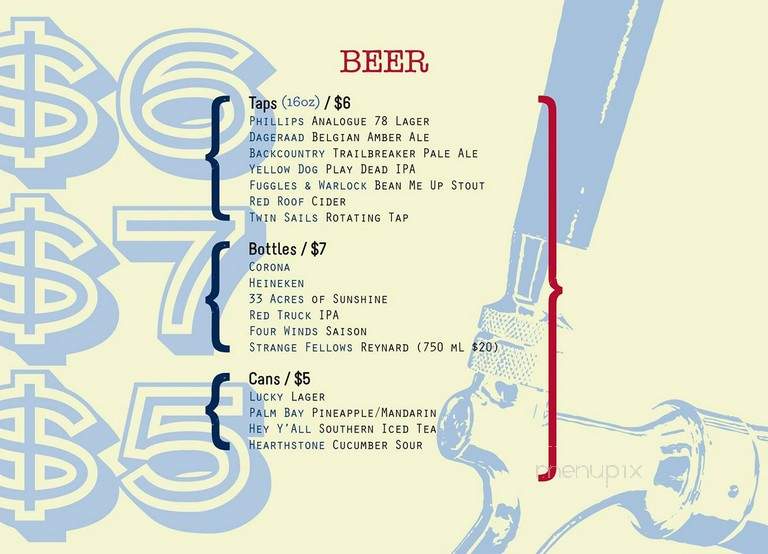 Hook Seabar - Vancouver, BC menu_pic
