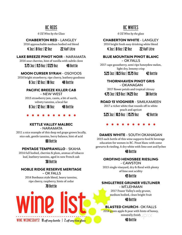 Wild Rice - New Westminster, BC menu_pic