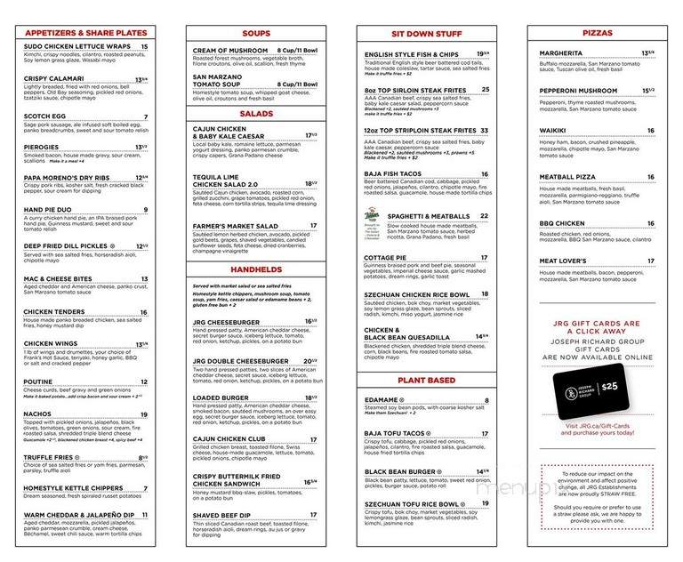 Townhall Fort McMurray - Fort McMurray, AB menu_pic