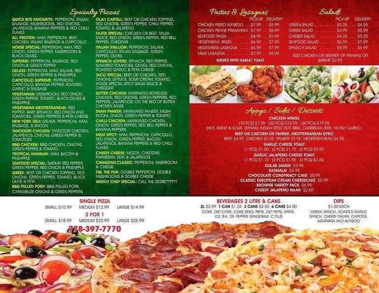 Quick Bite - Burnaby, BC menu_pic