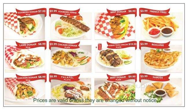 BigBite donair - North Vancouver, BC menu_pic