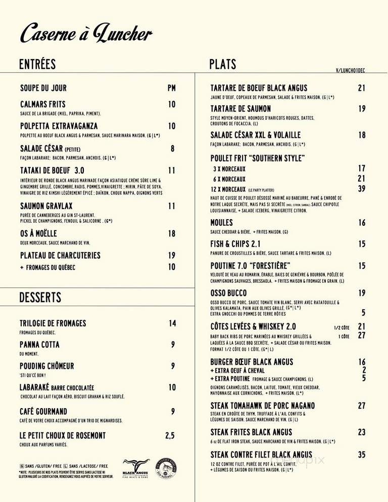 Labarake - Montreal, QC menu_pic