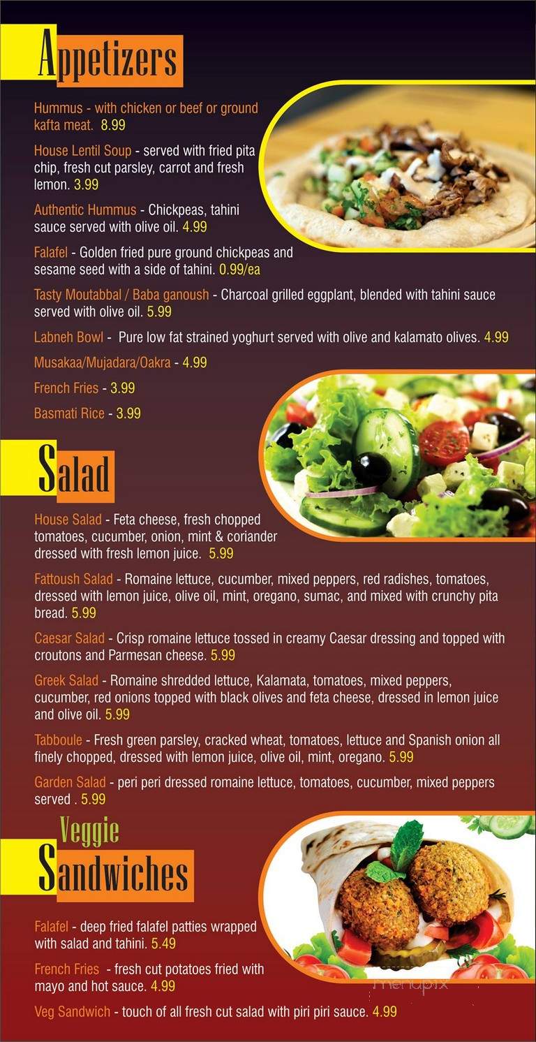 Alamin Charcoal Flame - Hamilton, ON menu_pic