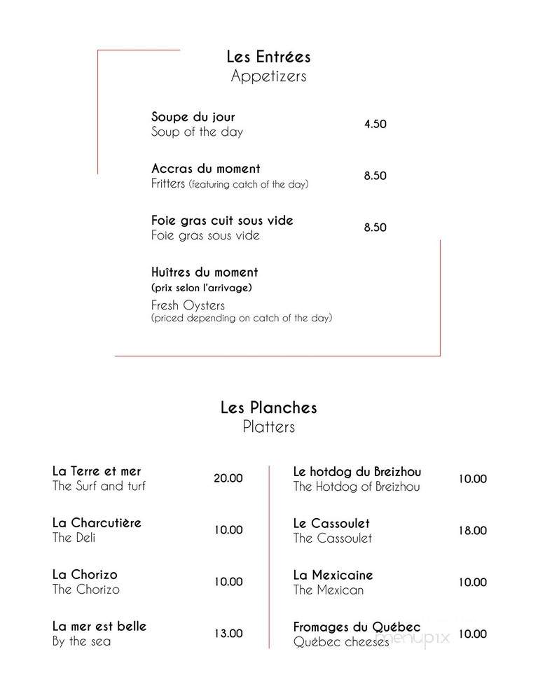 Sesame - Quebec City, QC menu_pic