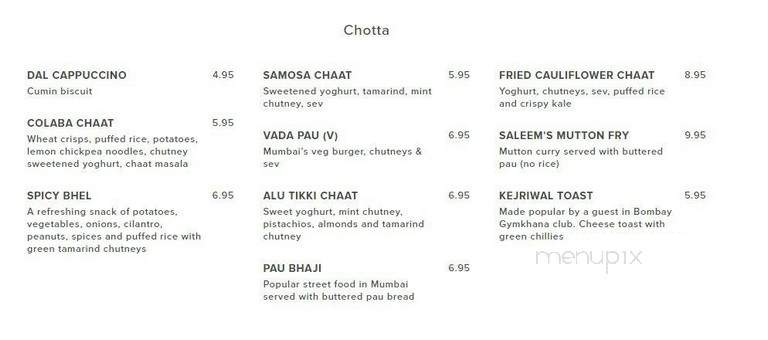 Colaba Junction - Toronto, ON menu_pic
