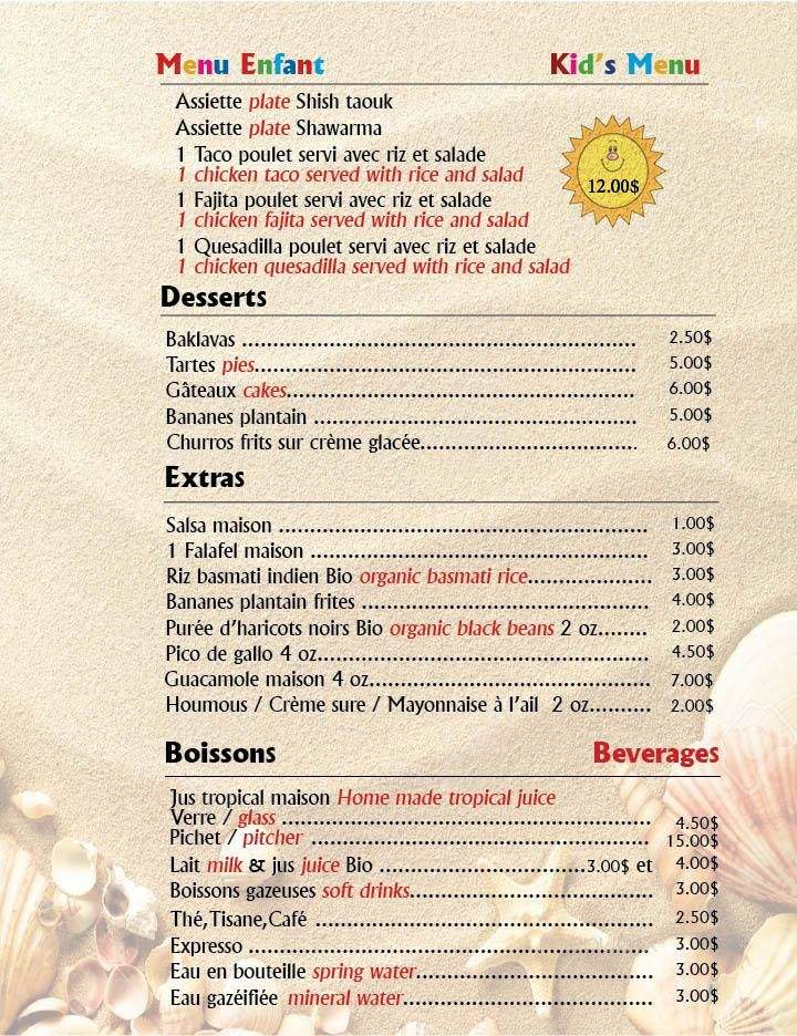 Tacos Lolita - Mont-Tremblant, QC menu_pic