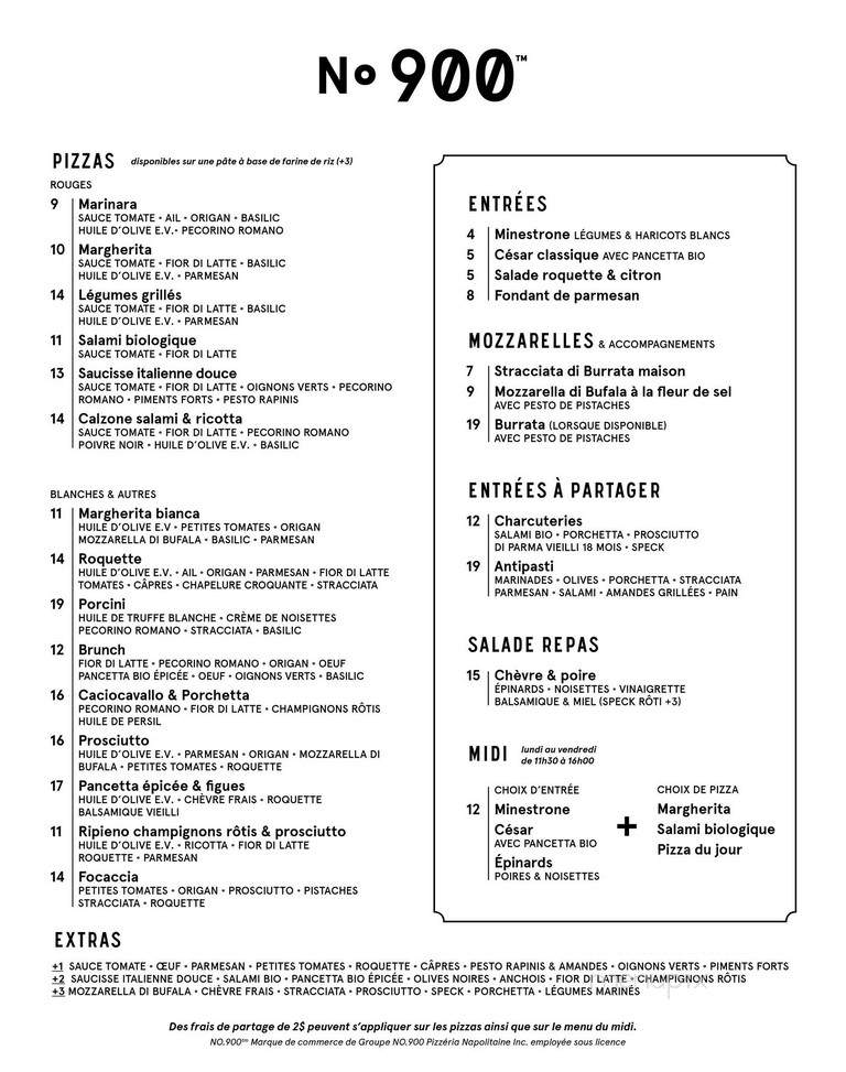 Pizzeria No 900 - Boisbriand, QC