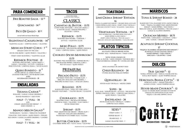 El Cortez Mexican Kitchen + Tequila Bar - Edmonton, AB
