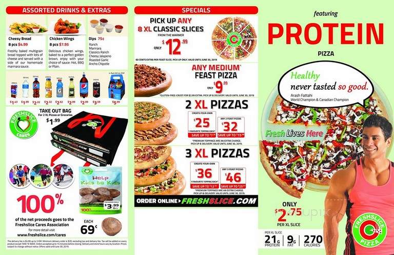 Freshslice Pizza - Richmond, BC menu_pic