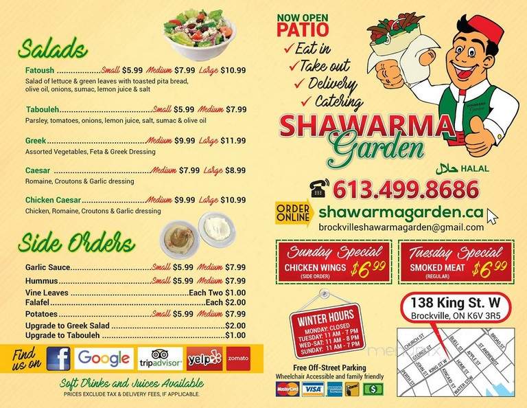 Shawarma Garden - Brockville, ON