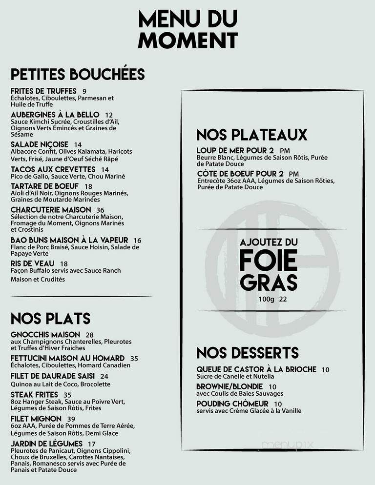 Hopkins - Montreal, QC menu_pic