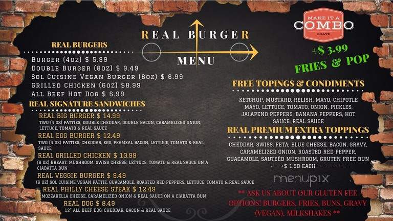 Real Burger - Waterdown, ON