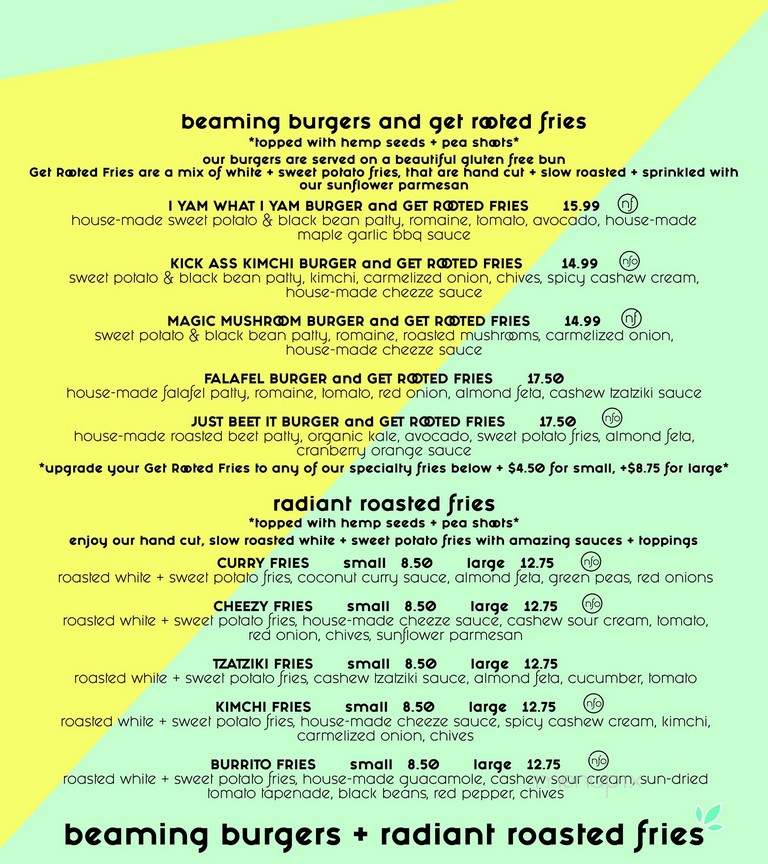 Bliss Kitchen - Waterdown, ON menu_pic