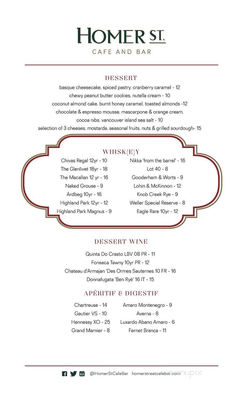 Homer St. Cafe And Bar - Vancouver, BC
