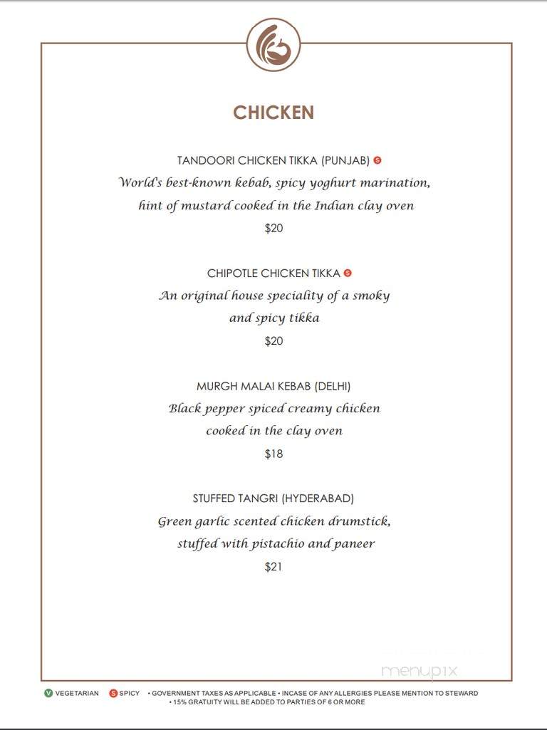 Mayura - Brampton, ON menu_pic