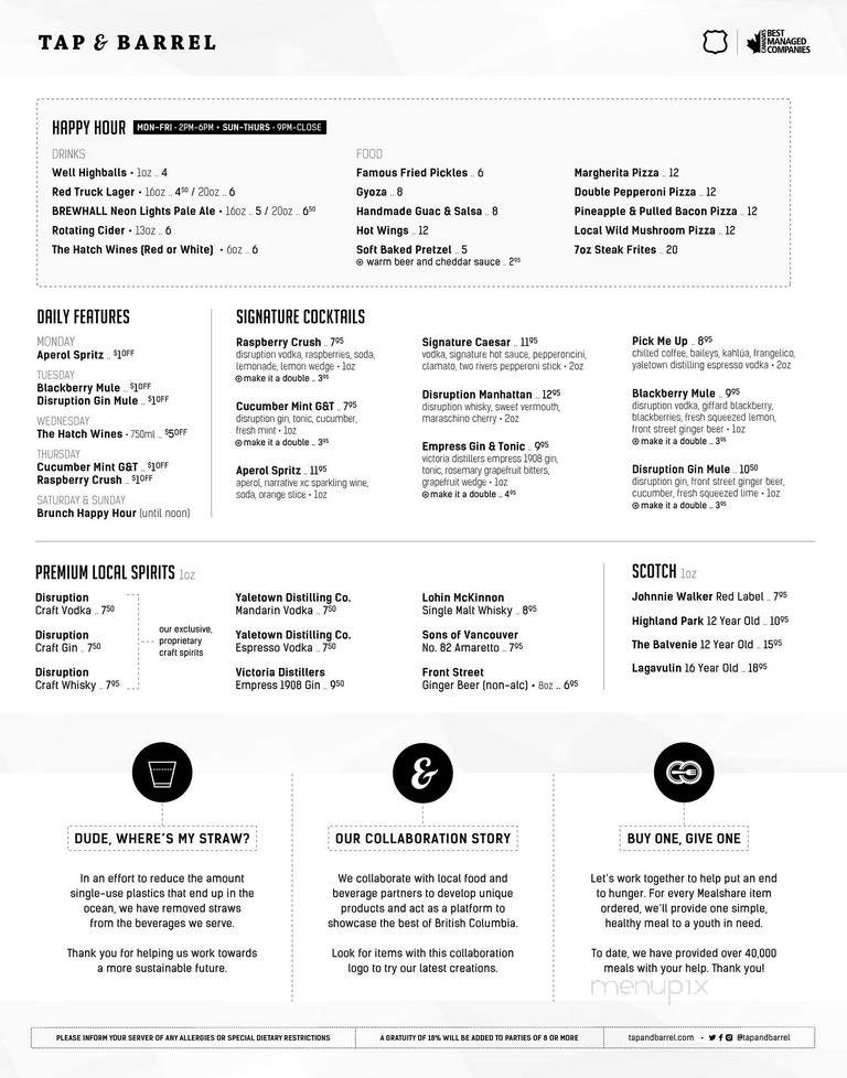 Tap & Barrel - Vancouver, BC