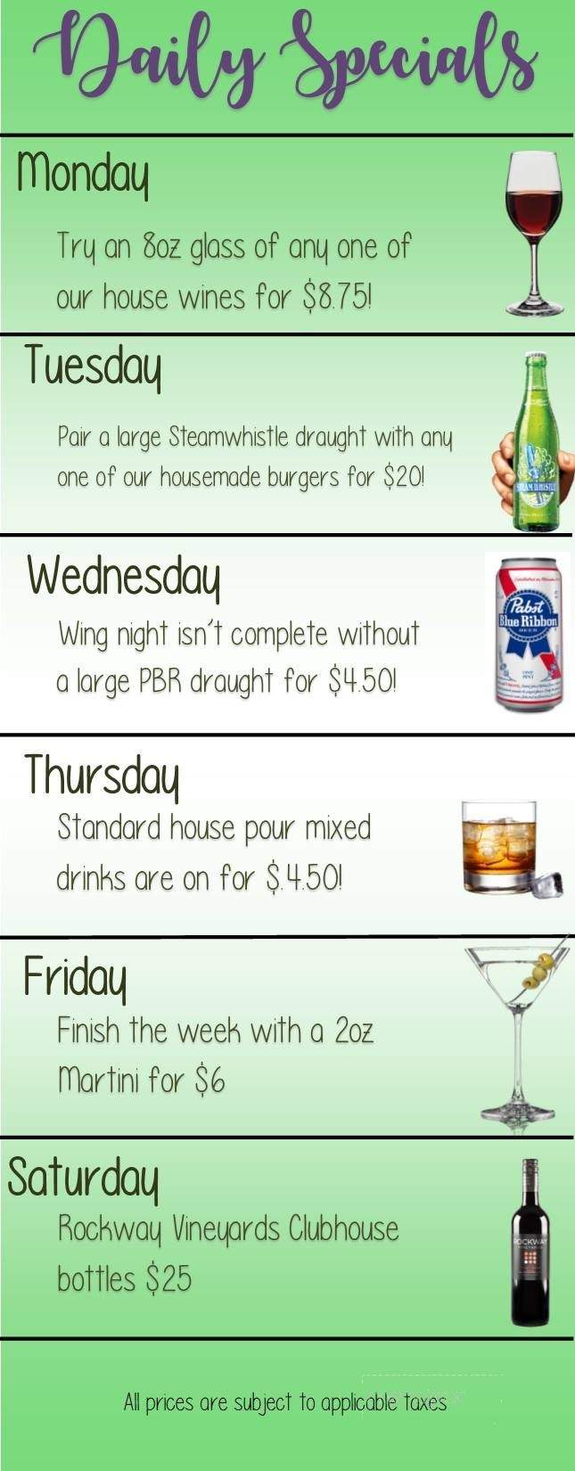 Ody's - Woodstock, ON menu_pic