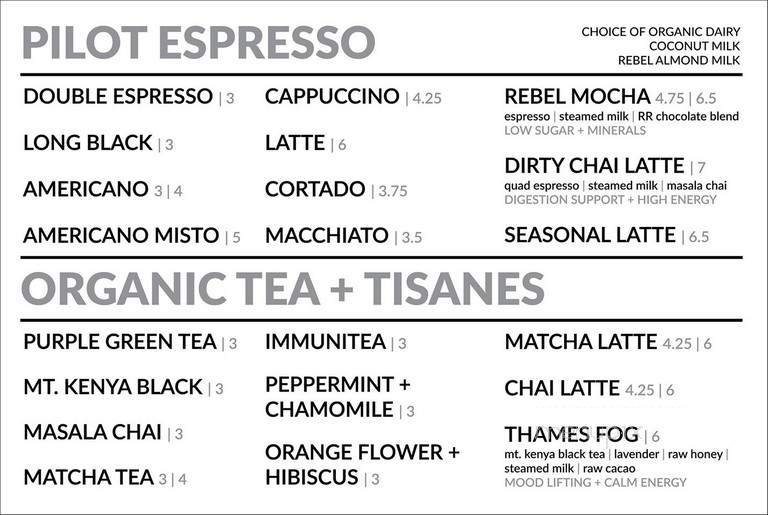 Rebel Remedy Health Bar - London, ON menu_pic